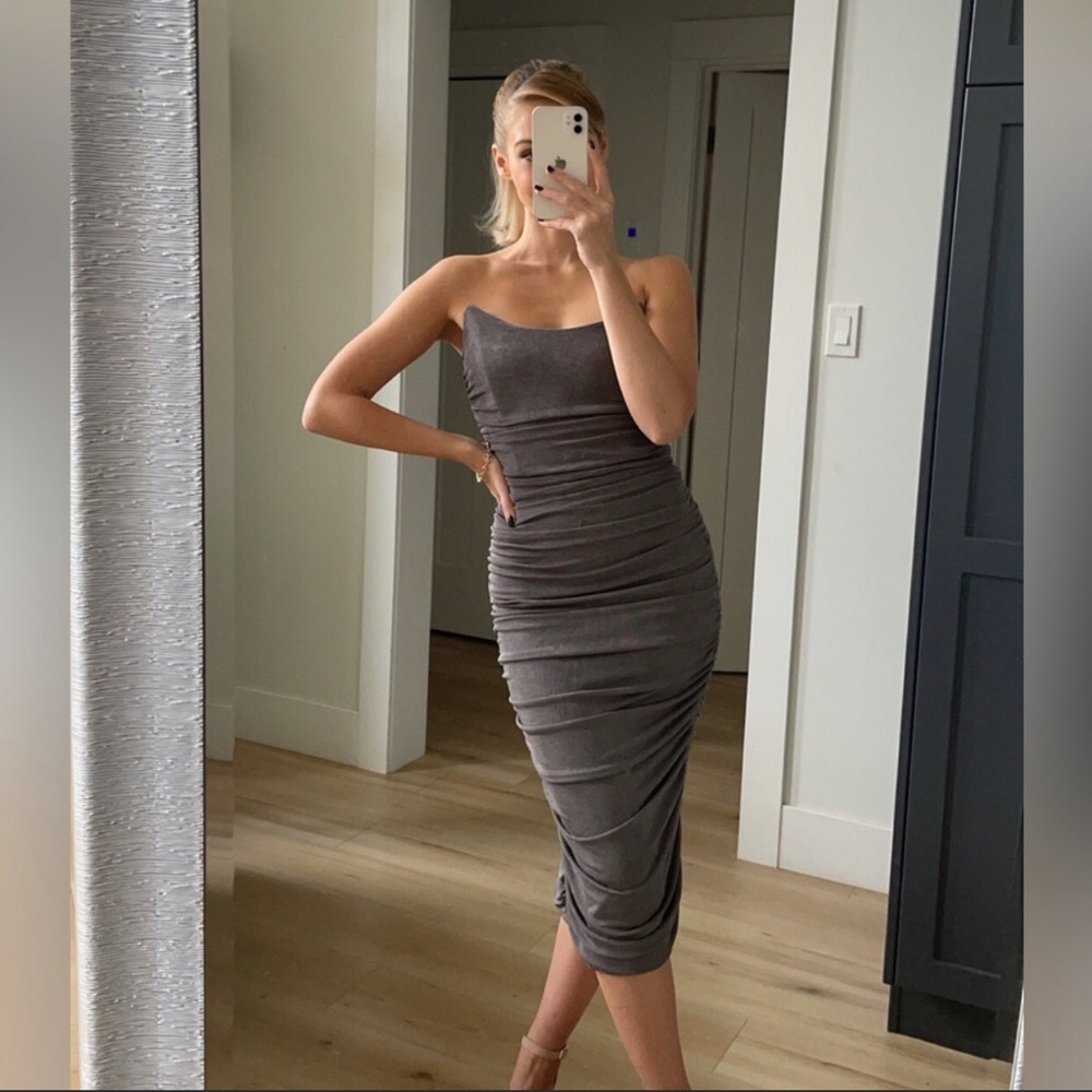 Midi dress Charcoal